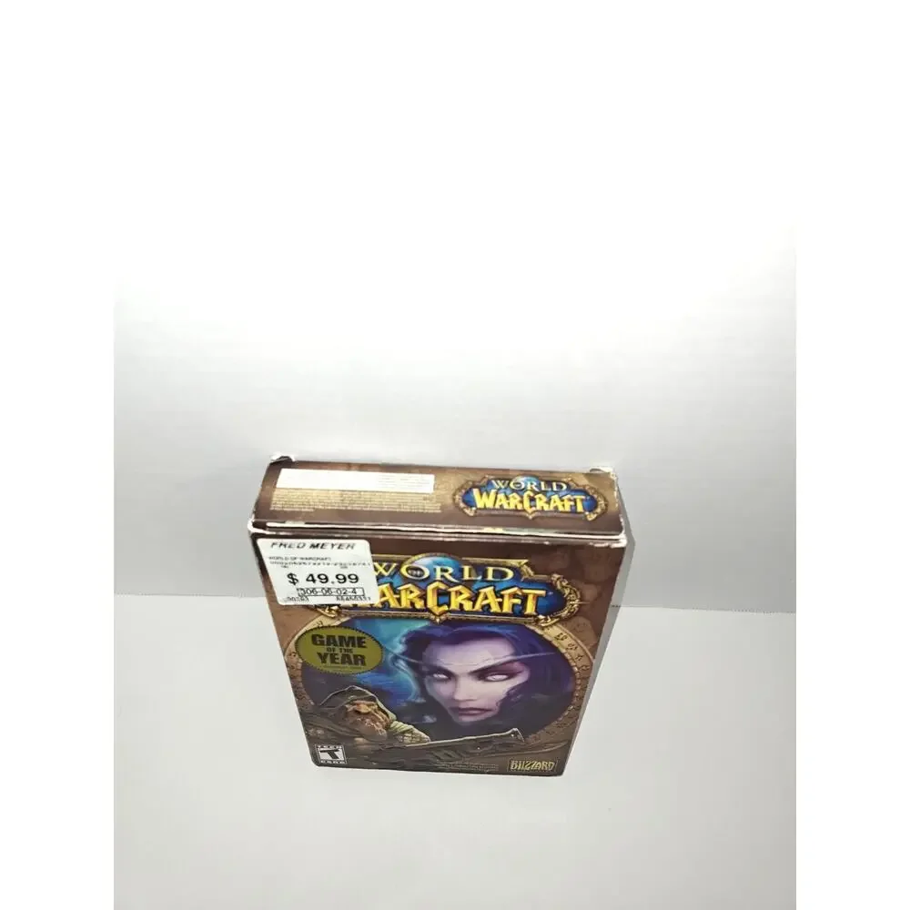 World Of Warcraft Game Year Original Retail Box Version 2004 PC & Battle Guide